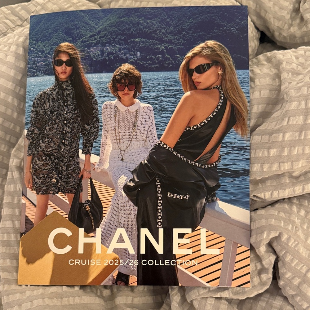 CHANEL Cruise Collection Booklet with Black and White Fashion